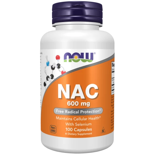 NOW - NAC 600 mg - 100 kapsułek